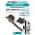 Ручка дверная межкомнатная Armadillo R.URS52.AQUA BPVD-77 вороненый никель с Магнитным замком Fuaro и Петлями Fuaro