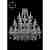 Люстра подвесная Art Classic 11.25.16+8+4.300.3d.Gd.Sp