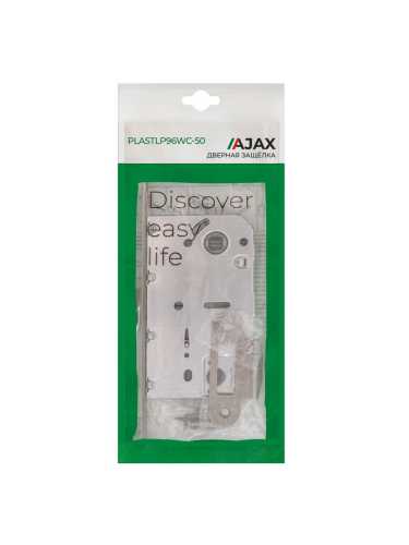 Защелка врезная PLASTLP96WC-50 BL черный