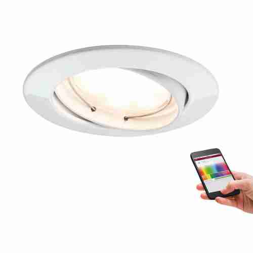 Встраиваемый светодиодный светильник Paulmann Line Led Smart Coin 92094