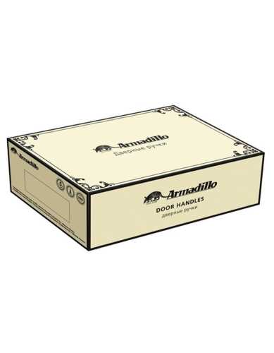 Ручка дверная межкомнатная Armadillo R.CL55.Silvia OB/CRP-213 античная бронза/кракелюр с Заверткой BK6.R.CL55 OB-13