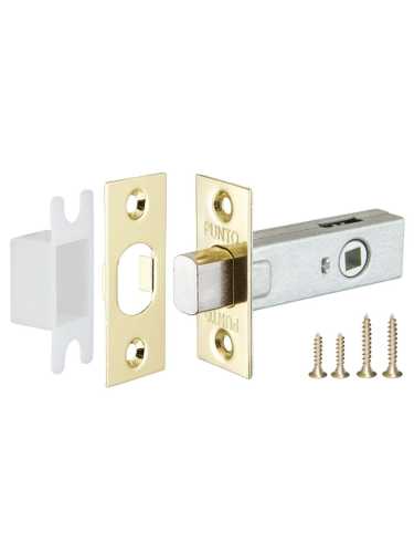 Задвижка дверная врезная Punto DB-45 GP золото