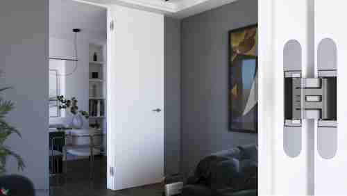 Kubica 2760 DXSX, CS петля скрытая универсальная МАТОВЫЙ ХРОМ (60 kg)