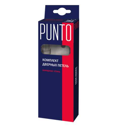 Петля универсальная Punto IN4100U BL (4B 100х70х2.5) черный