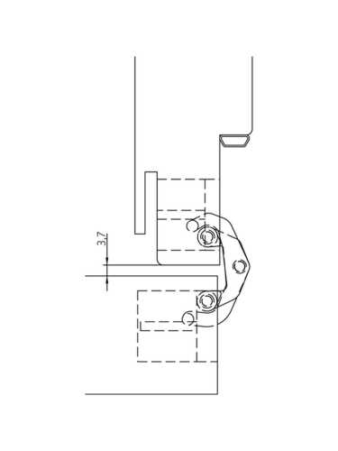 Петля скрытая Morelli HH-4 SN врезная с 3D-регулировкой вес полотна до 40 кг, цвет матовый никель