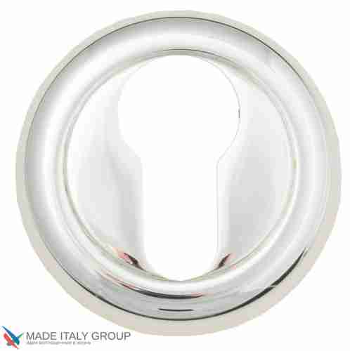 Накладка дверная под цилиндр Venezia CYL-1 D1 натуральное серебро  (2шт.)