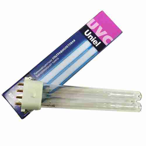 Лампа ультрафиолетовая бактерицидная Uniel 2G7 9W прозрачная ESL-PL-9/UVCB/2G7/CL UL-00004683