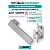 Ручка дверная межкомнатная Armadillo K.ART30.CLARITY MWSC-33 итальянский тисненый с Бесшумным замком Fuaro