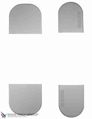 Колпачки для петель К6360 45, цвет МАТОВЫЙ ХРОМ (4 шт.)