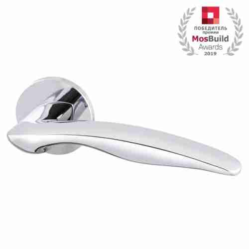 Комплект на 3 двери - Ручка дверная межкомнатная Armadillo WAVE URS CP-8 хром