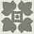 Плитка керамическая Grazia Ceramiche Old England OEED4 Tozz Dec Ed Bath вставка 4х4