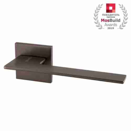 Комплект на 3 двери - Ручка дверная межкомнатная Armadillo MIRAGE USS BPVD-77 вороненый никель