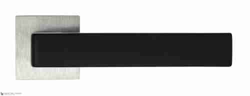 Дверная ручка Venezia Unique "BIBLO" матовый хром / черный