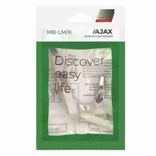 Крючок Ajax (Аякс) настенный MB-LM/K-002 CP хром