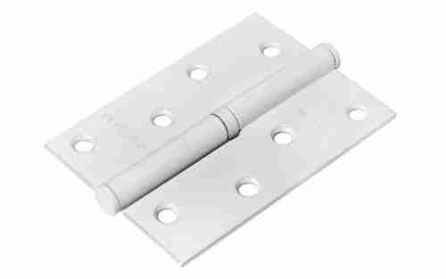 Комплект 4 шт. - Петля дверная разъёмная стальная левая Morelli MSD 100X70X2.5 W L белый