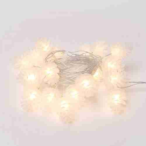 Светодиодная гирлянда Uniel шишки 220V белый ULD-S0280-020/DTA Warm White IP20 PINE CONES 09582