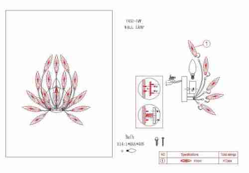 Бра Favourite Feerie 1932-1W