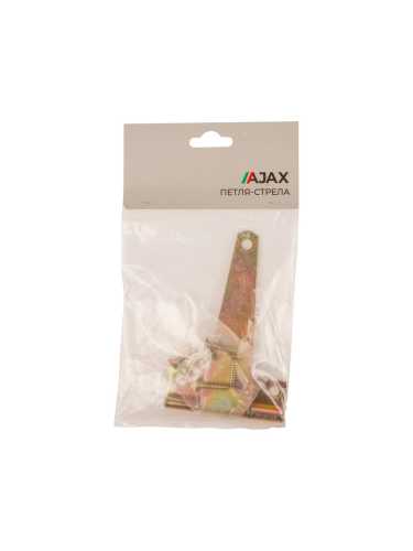 Петля-стрела Ajax (Аякс) мебельная LM/IN100 STR YZN желтый цинк