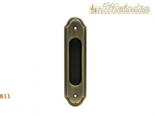 Ручки купе для раздвижных дверей Melodia 811 Матовая бронза