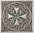 Вставка Moneli Decor Barro-co Art Taco Amalfi Plata 5х5