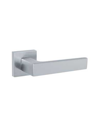 Ручка дверная Fuaro (Фуаро) межкомнатная K.DM51.Straight (Straight DM) SSC-16 сатинированный хром  Набор 7