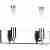Бра N-Light B-977/2 satin chrome
