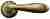 Ручка дверная межкомнатная Bussare Castelo A-71-20 Ant.BRASS античная латунь