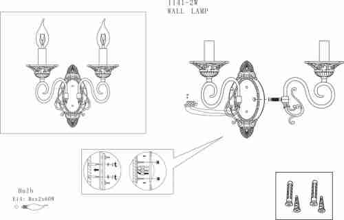 Бра Favourite Bubbles 1141-2W