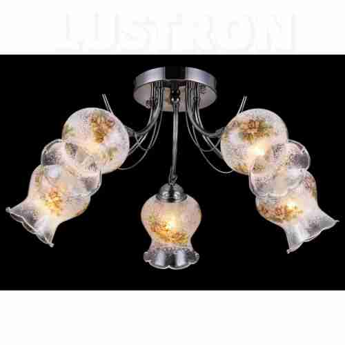 Люстра потолочная Natali Kovaltseva 11450/5C CHROME