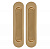 Ручки купе для раздвижных дверей ARCHIE SILLUR A-K05-V0 P.Gold/S.Gold золото