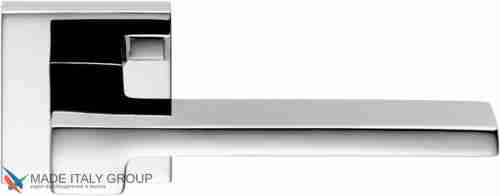 Дверная ручка на квадратном основании COLOMBO Zelda MM11RSB-CR полированный хром