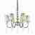 Подвесная люстра Lumina Deco Fabione LDP 1200-6 CHR