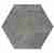 Керамогранит Equipe Hexatile Cement Black напольная 17,5х20