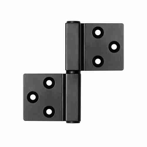 Комплект 2 шт. - Петля Armadillo (Армадилло) универсальная флажковая FL.IN3800.US BL черный