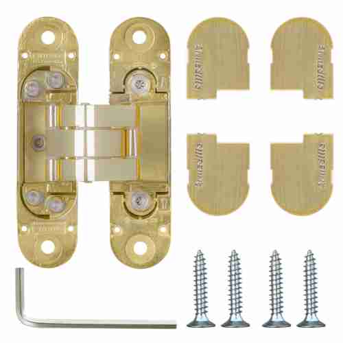 Комплект 2 шт. - Петля Armadillo (Армадилло) скрытой установки с 3D-регулировкой 9540UN3D SG Мат. золото