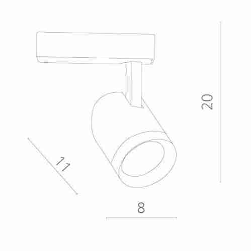 Трековый светильник Artelamp Soffitto A1720PL-1BK