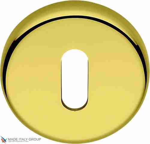 Накладка под ключ буратино на круглом основании COLOMBO CD1063G-OL полированная латунь (2 шт)