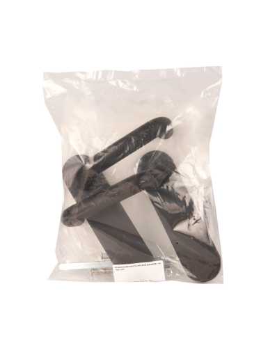 Ручка Fuaro (Фуаро) дверная FP.DH172.0433 W/CYL HOLE NE (9x140) без отверстий под ЦМ BL-24 черный