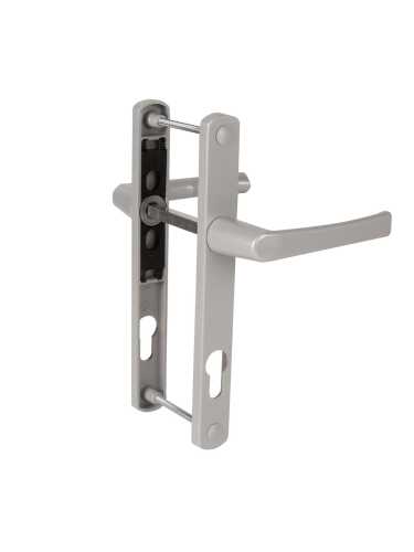 Ручка Punto (Пунто) на планке HANDLE.85.25.67-75 RAL 9006 серый