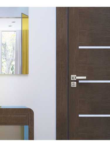 Ручка дверная Armadillo (Армадилло) межкомнатная K.SQ52.KEA (KEA SQ001) SN-3 матовый никель  Набор 6