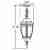 Уличный подвесной светильник Oasis Light 91205L 91205L Bl Уличный подвесной светильник Oasis Light 91205L 91205L Bl