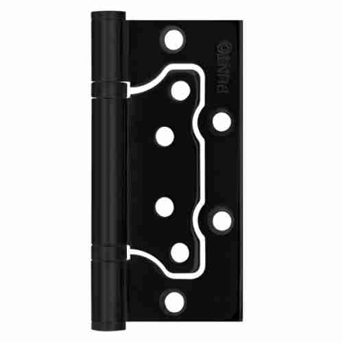 Комплект 4 шт. - Петля универсальная без врезки Punto 200-2B 100x2,5 BL (черный)