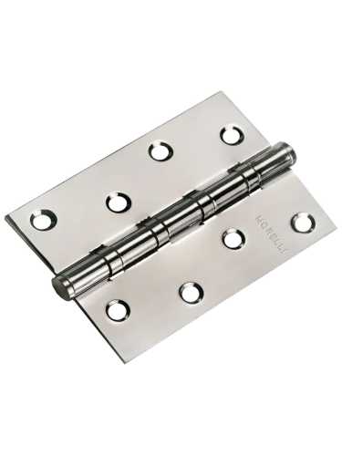 Петля универсальная Morelli MSN 100X70X2.5-4BB SN с подшипником стальная, врезная, цвет белый никель, сталь