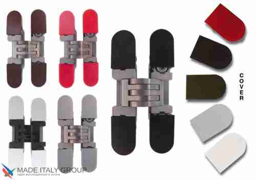 Kubica 6100 20.BR DXSX петля скрытая мебельная ЧЕРНАЯ универсальная (14 kg)