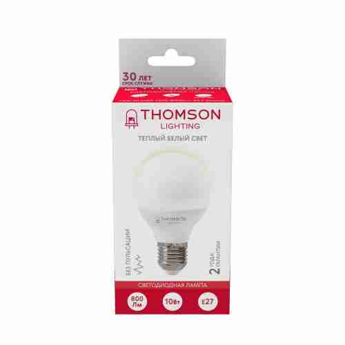 Лампа светодиодная Thomson E27 10W 3000K шар матовая TH-B2041