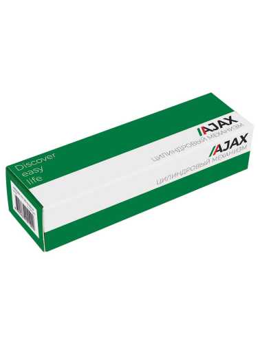 Цилиндровый Ajax (Аякс) механизм (AZ202/100) AZ2002Knob100 (40+10+50) CP хром с вертушкой