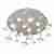 Потолочная светодиодная люстра iLedex Darner C50068/7Y WH