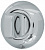 Завертка дверная сантехническая Armadillo WC-BOLT BK6-1CP-8 хром