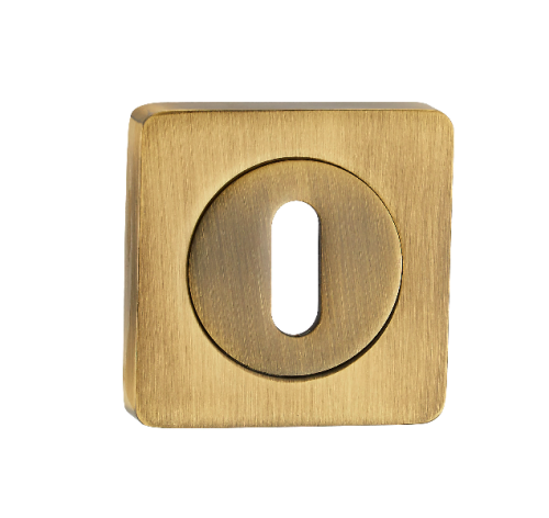 Накладка под сувальдный ключ RENZ INOB 02 AB бронза античная