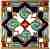 Вставка Kavarti из бронзы с эмалью Orient 1665 5х5